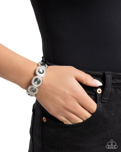Reflective Relic - silver - Paparazzi bracelet