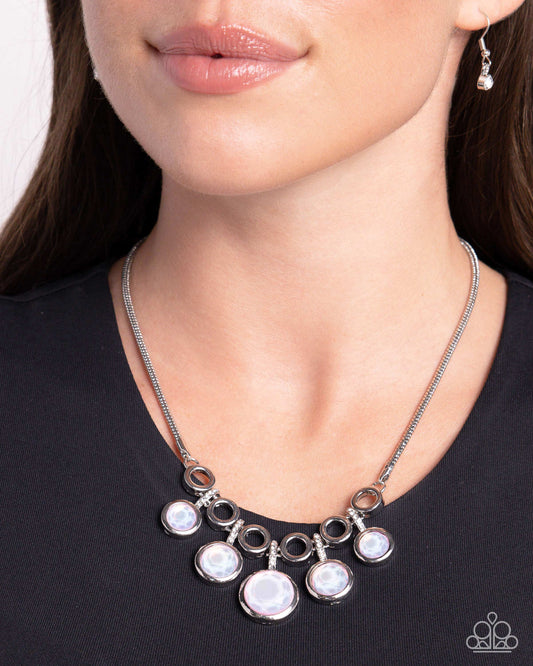 Reflective Rhapsody - silver - Paparazzi necklace
