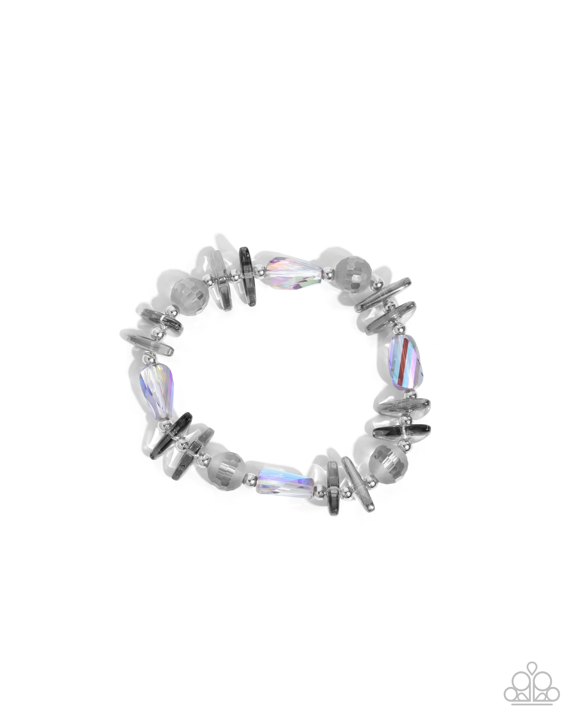 Reflective Ritardando - silver - Paparazzi bracelet