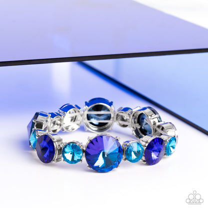 Refreshing Radiance - blue - Paparazzi bracelet