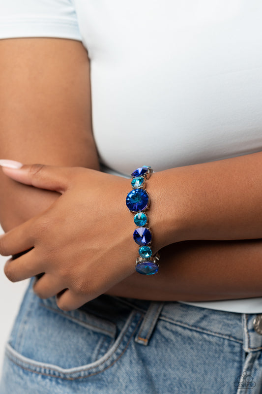 Refreshing Radiance - blue - Paparazzi bracelet