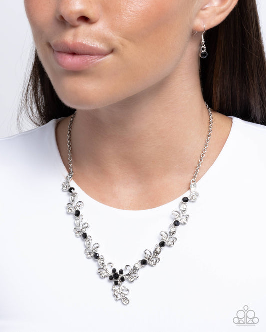 Refreshing Refinement - black - Paparazzi necklace