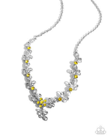 Refreshing Refinement - yellow - Paparazzi necklace