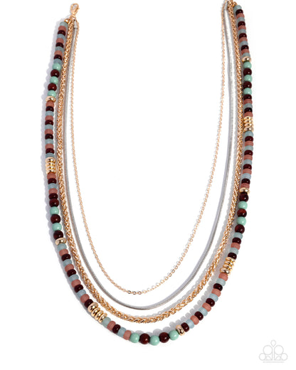 Refreshing Reveal - green - Paparazzi necklace