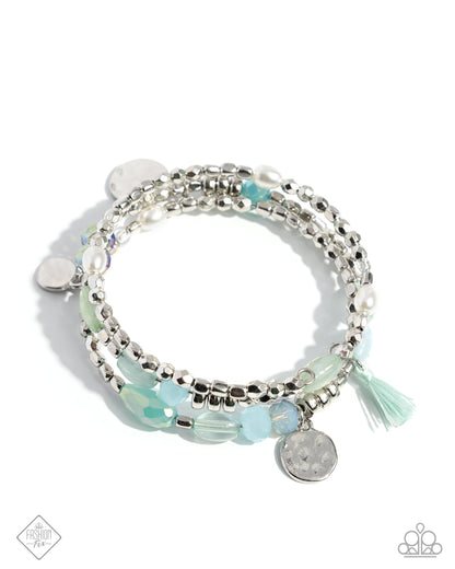 Refreshing Revel - blue - Paparazzi bracelet