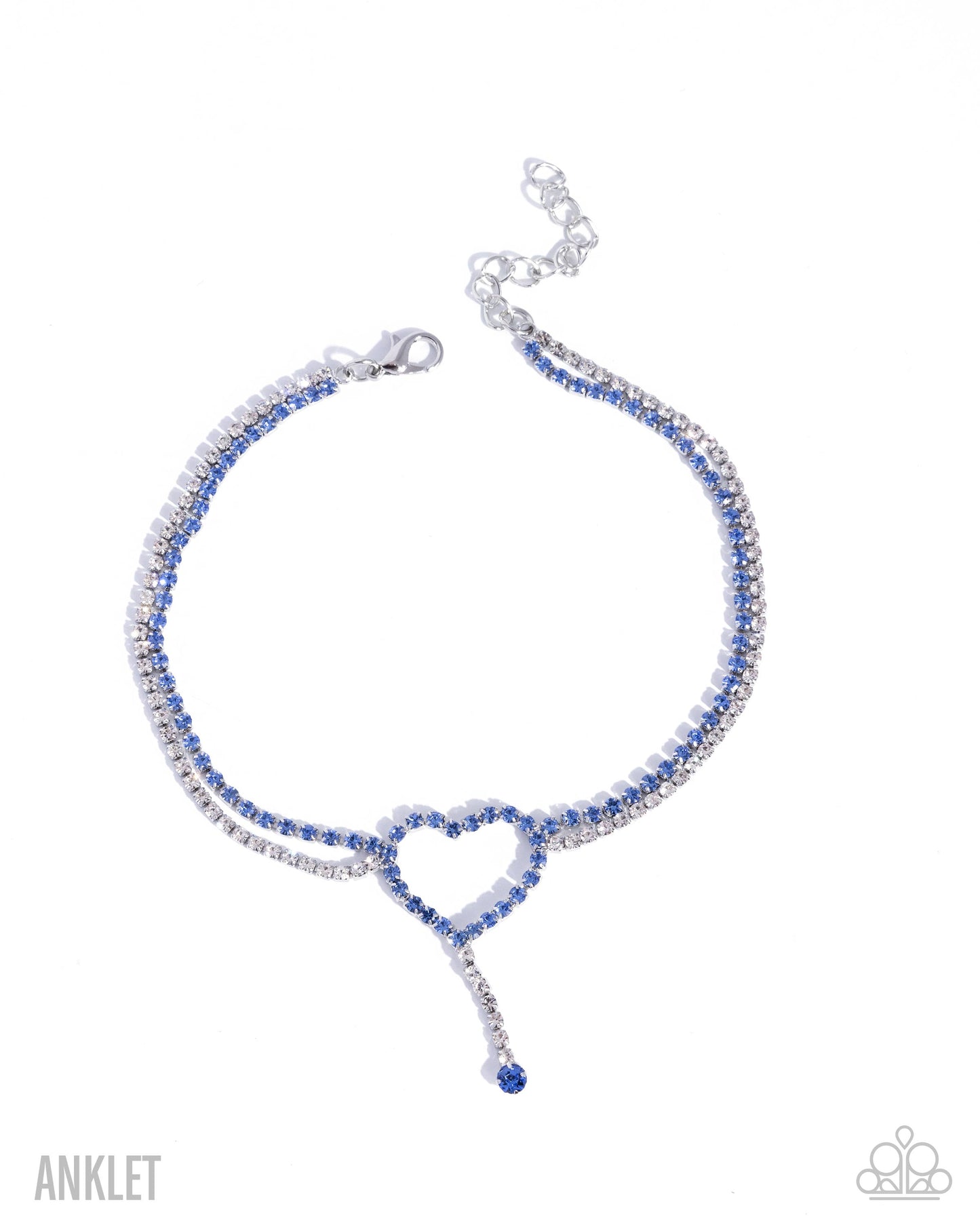 Refreshing Romance - blue - Paparazzi anklet