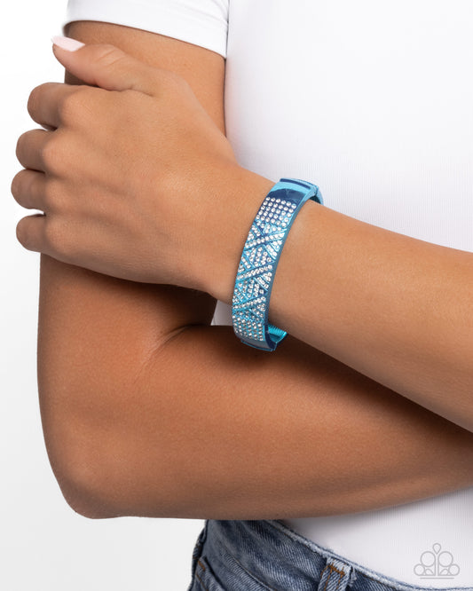 Refulgent Rebel - blue - Paparazzi bracelet