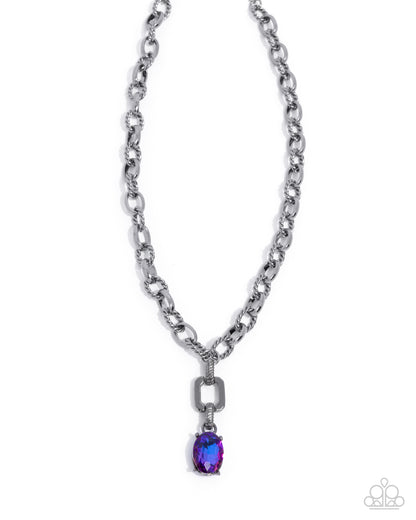 Refulgent Recognition - purple - Paparazzi necklace