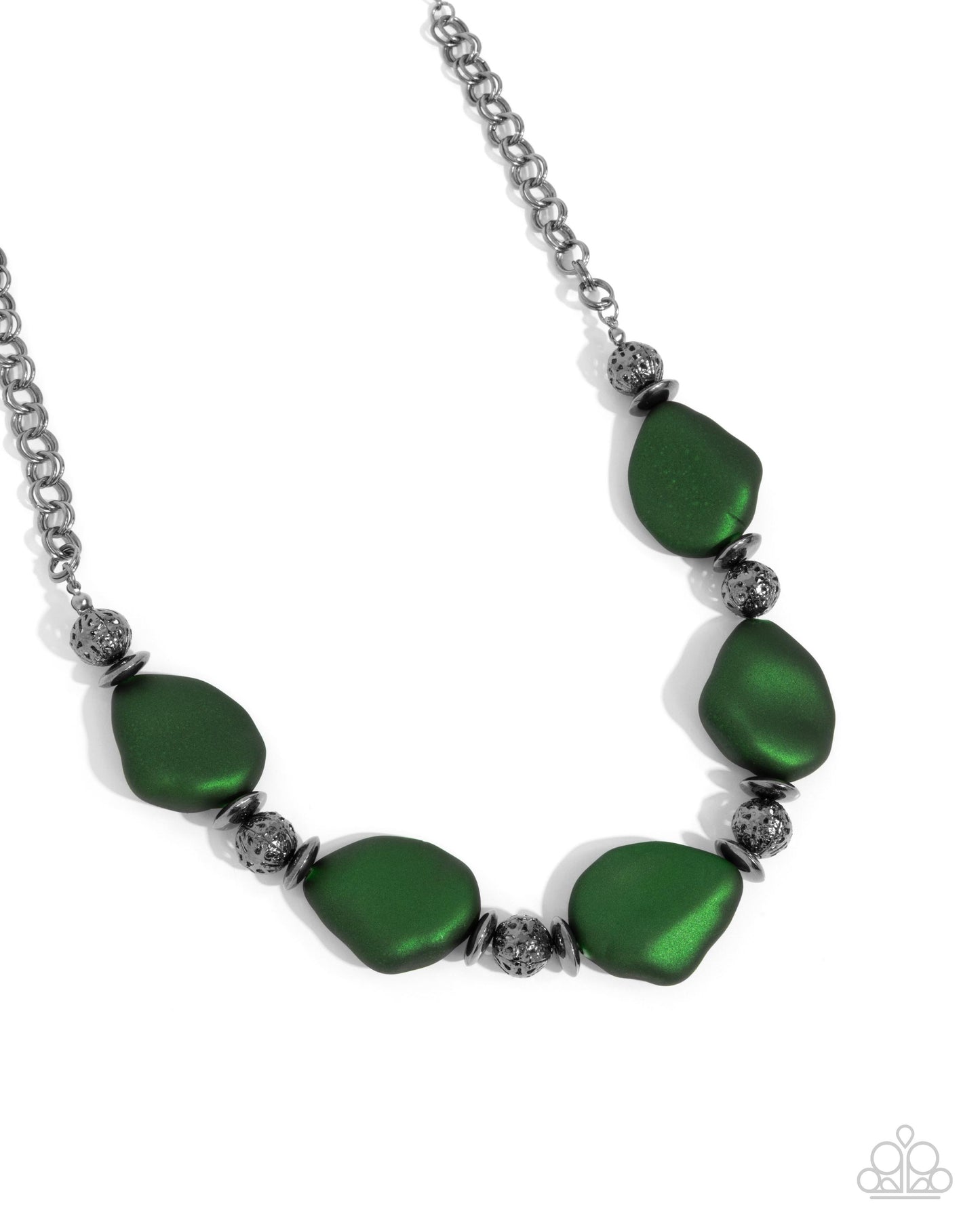 Refulgent Reformation - green - Paparazzi necklace