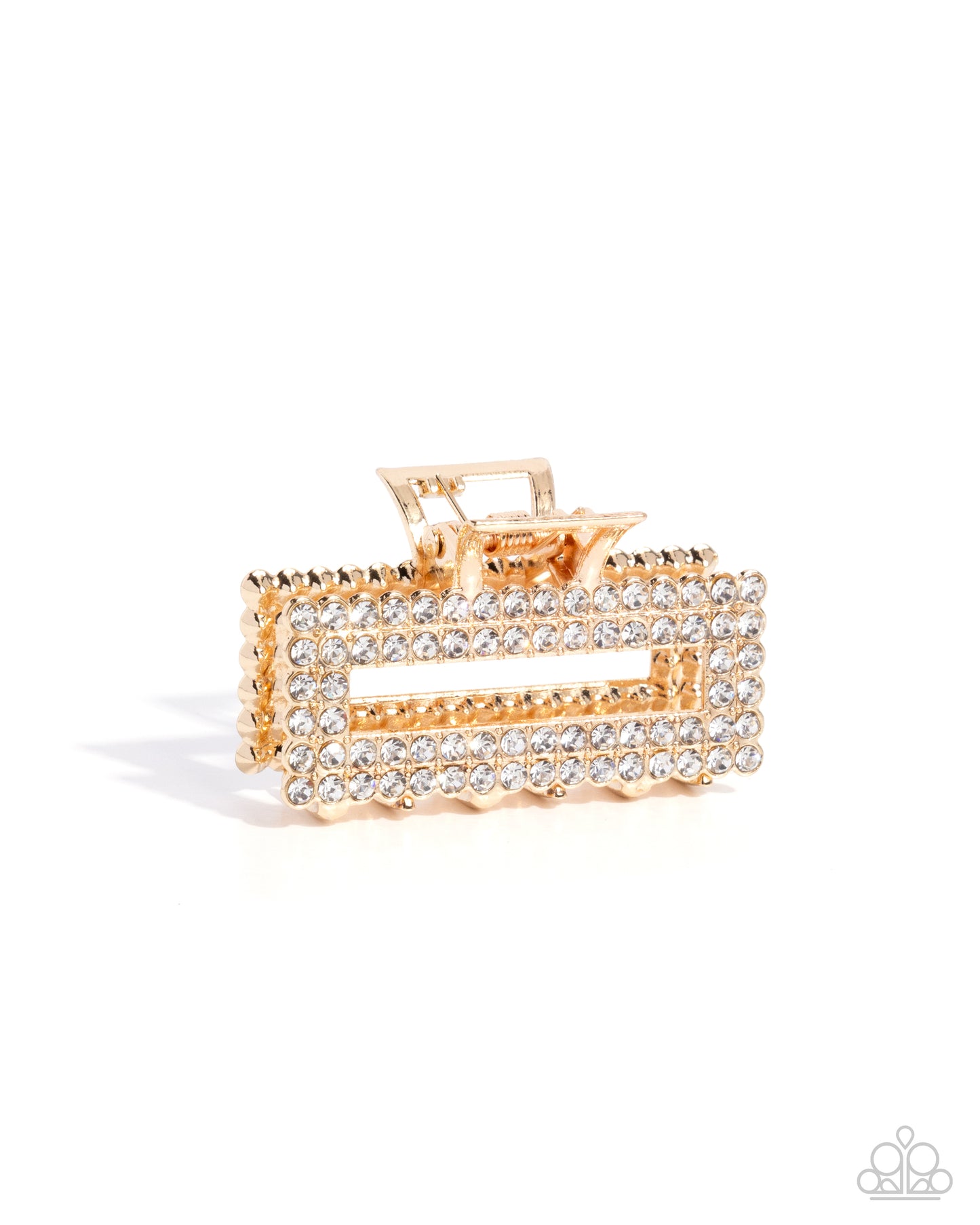 Refulgent Rows - gold - Paparazzi hair clip