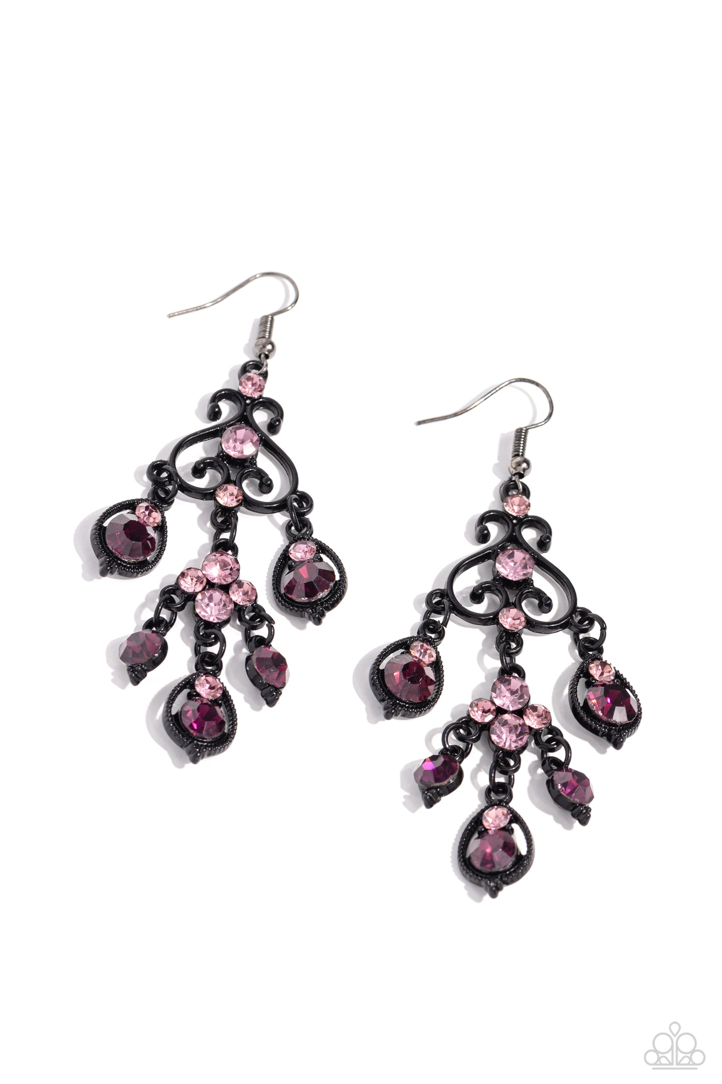 Regal Renovation - purple - Paparazzi earrings