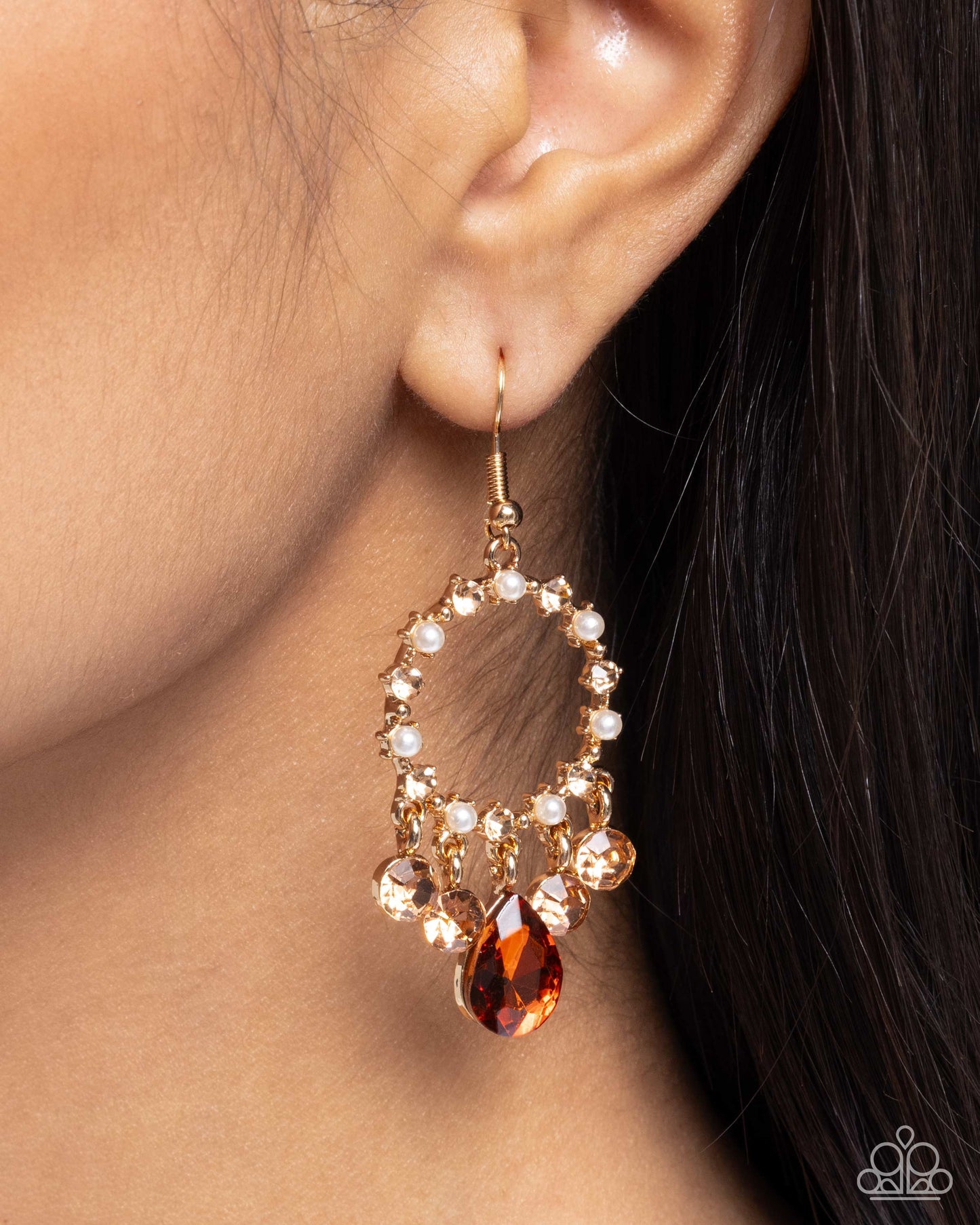 Regency Radiance - brown - Paparazzi earrings