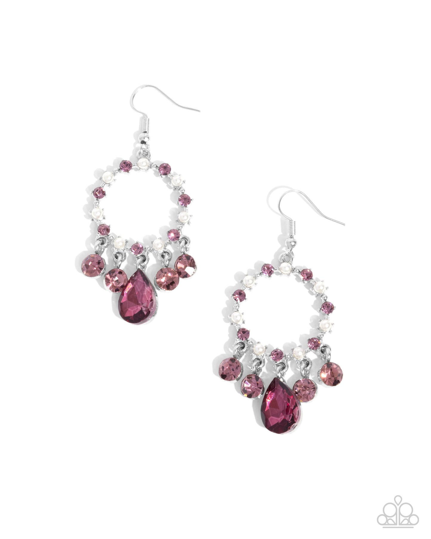 Regency Radiance - purple - Paparazzi earrings