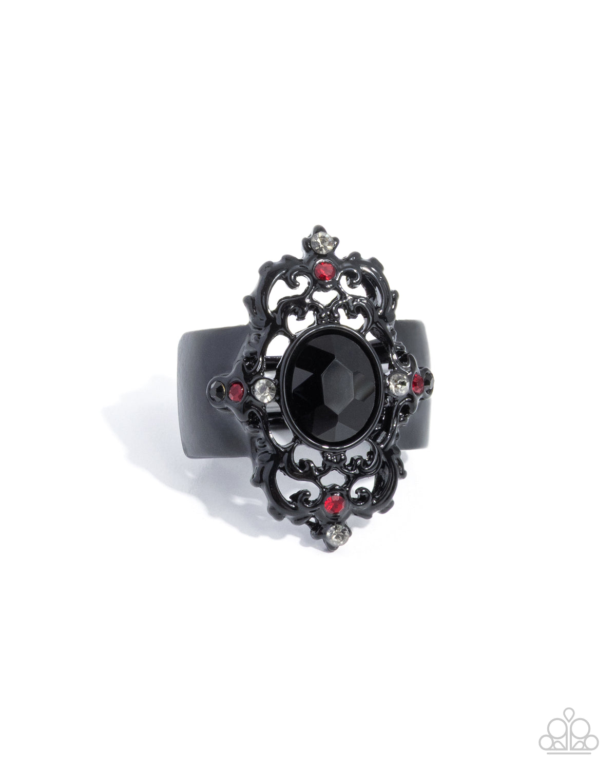 Regency Report - black - Paparazzi ring