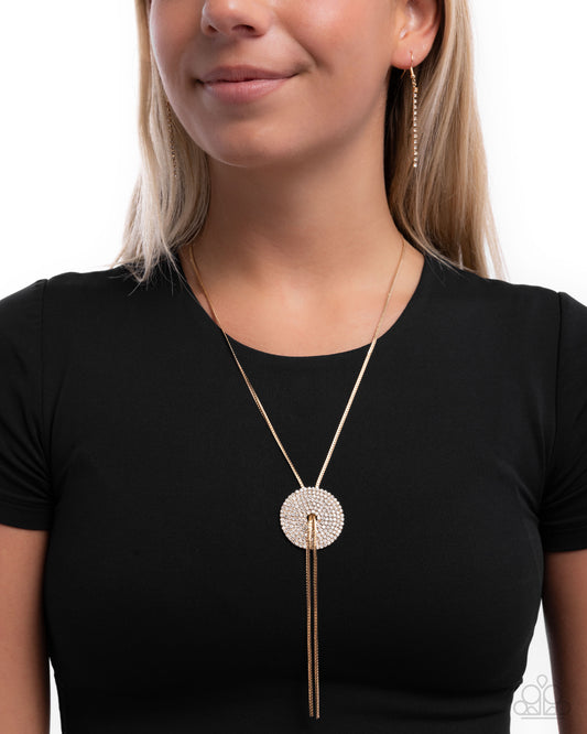 Reinforced Radiance - gold - Paparazzi necklace