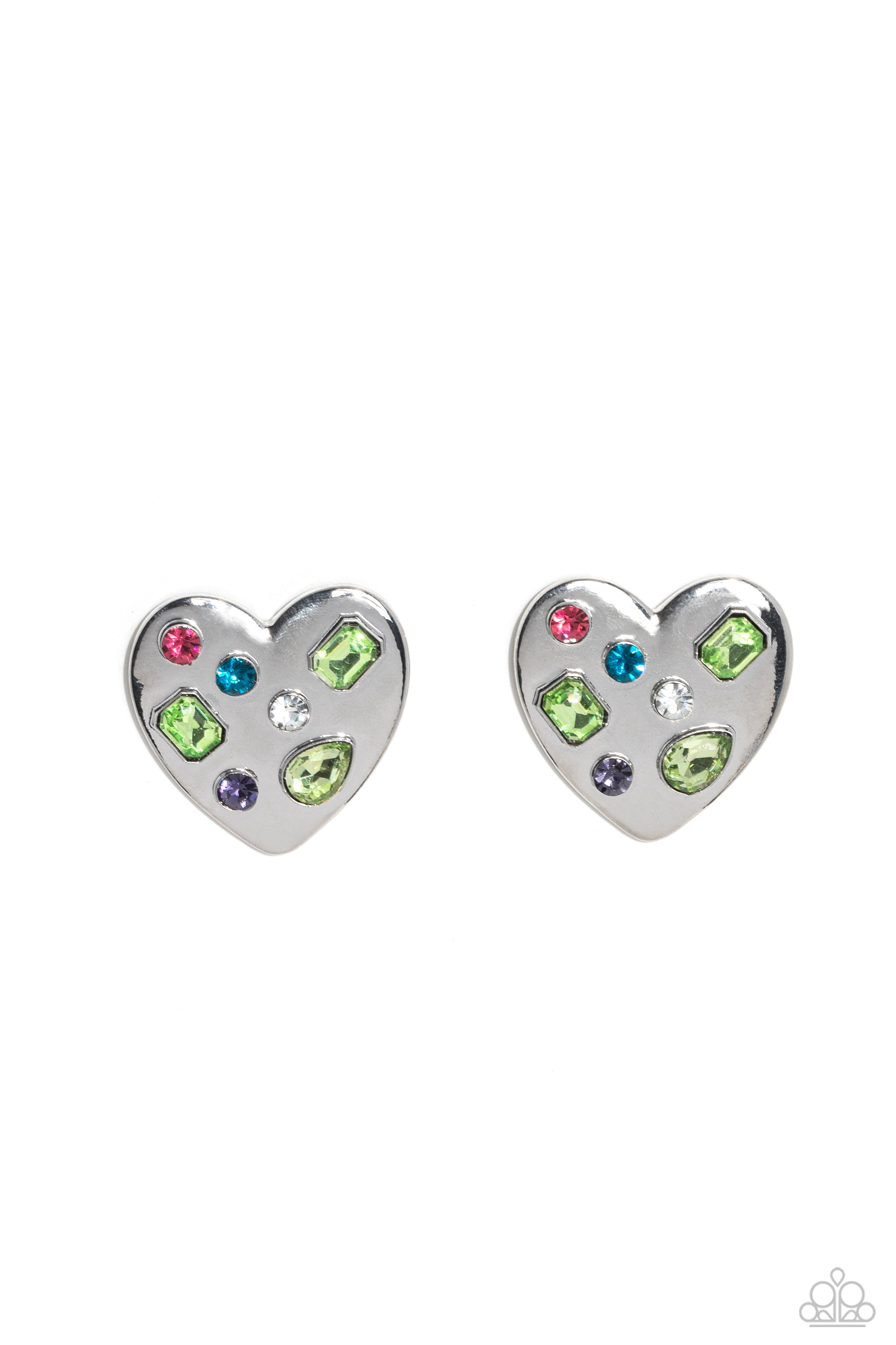 Relationship Ready - green - Paparazzi earrings