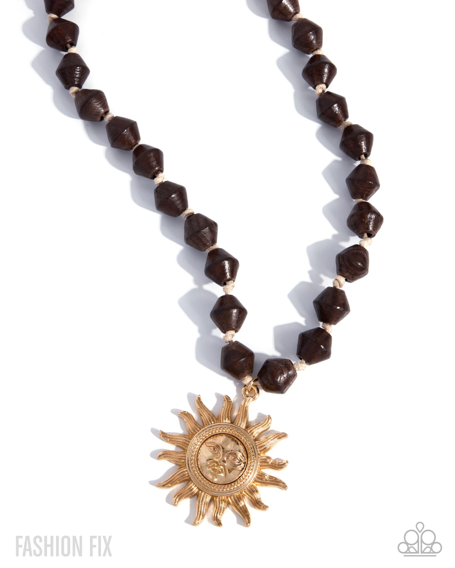 Relaxed Rays - gold - Paparazzi necklace