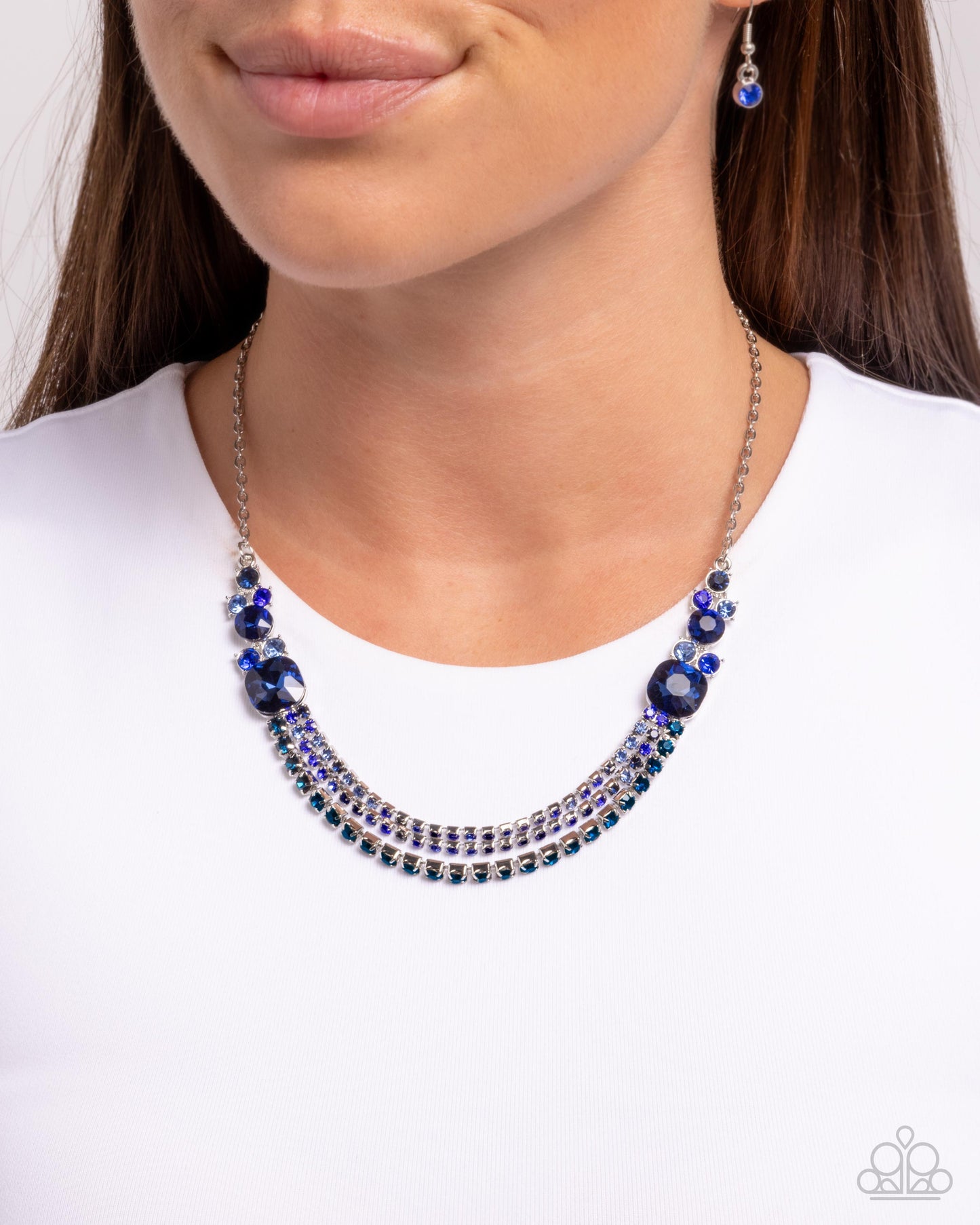 Relaxed Refinement - blue - Paparazzi necklace