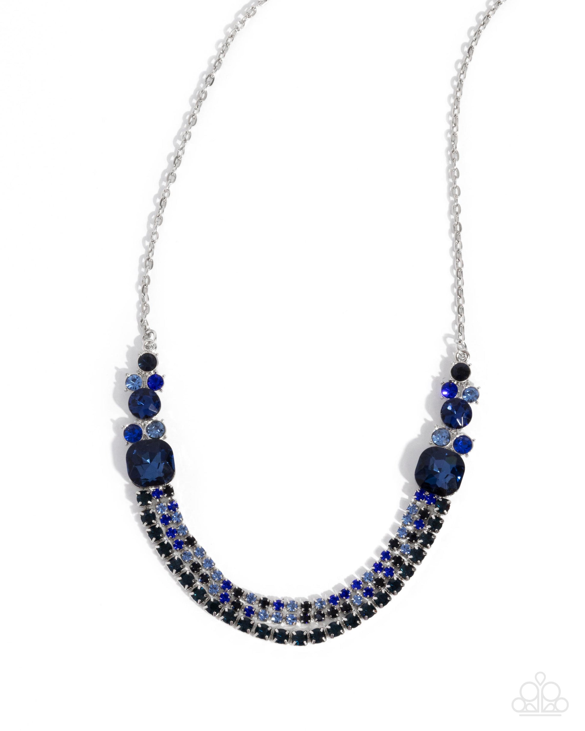 Relaxed Refinement - blue - Paparazzi necklace