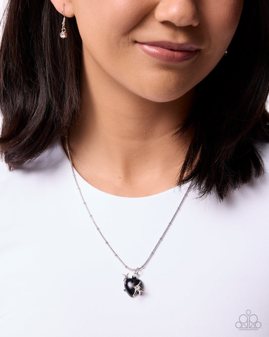 Relaxed Romantic - black - Paparazzi necklace