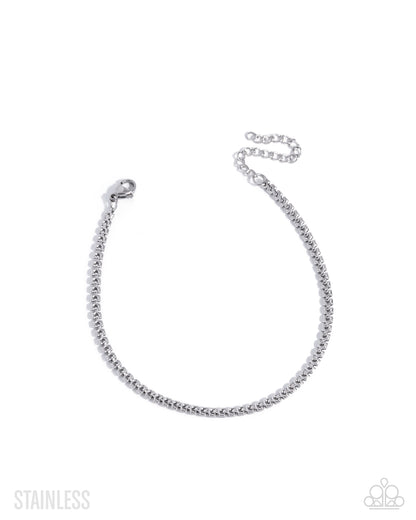 Relentless Radiance - silver - Paparazzi MENS bracelet