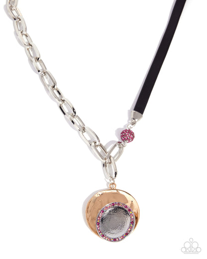 Reliable Reality - pink - Paparazzi necklace