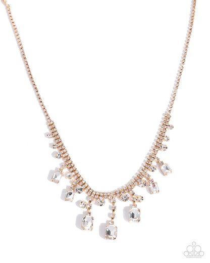Reliable Refulgence - gold - Paparazzi necklace