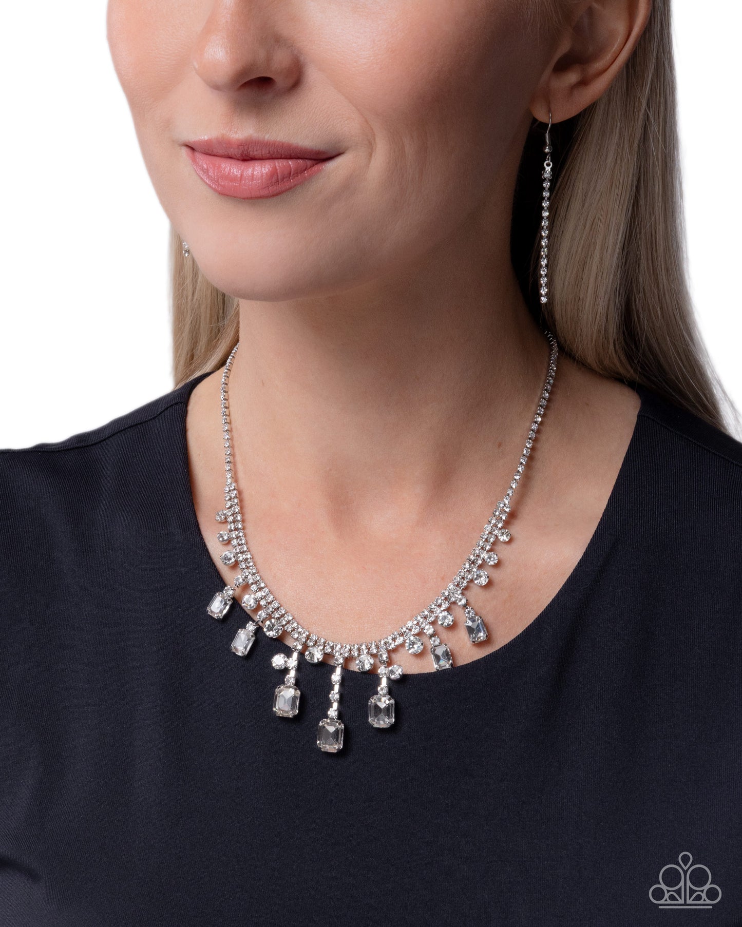 Reliable Refulgence - white - Paparazzi necklace