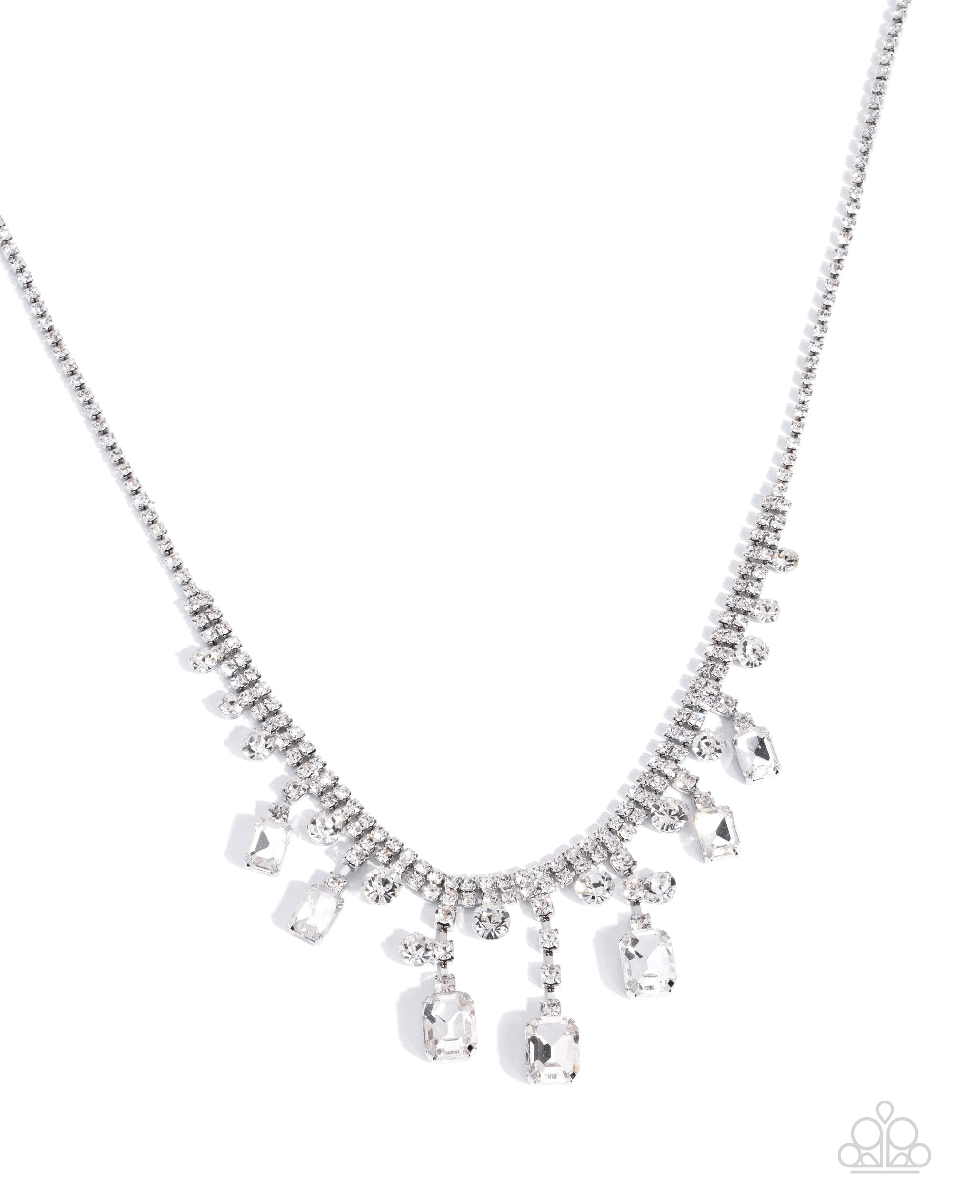 Reliable Refulgence - white - Paparazzi necklace