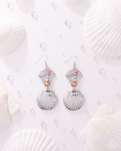 Reliable Resort - orange - Paparazzi earrings