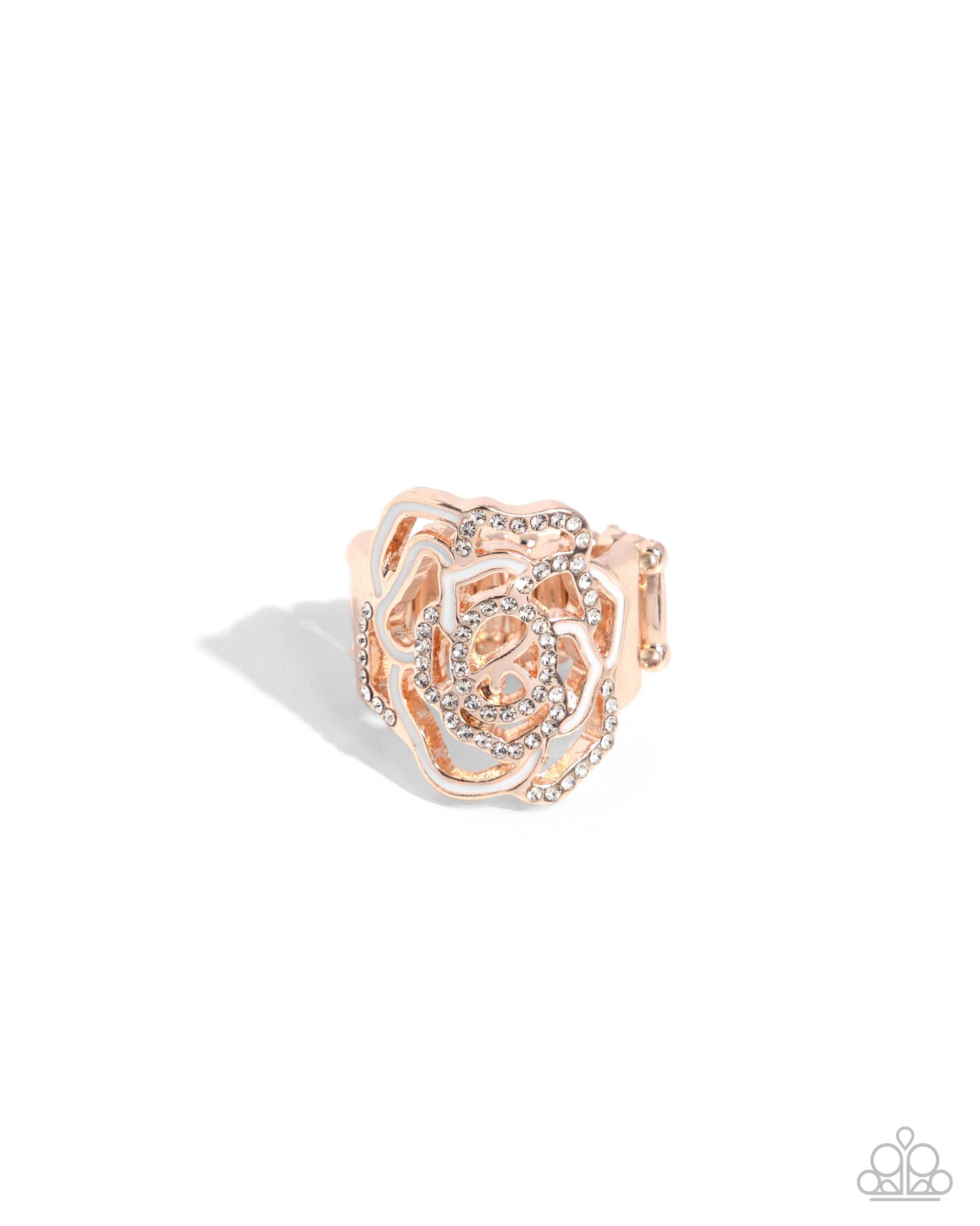 Repetitive Rose - rose gold - Paparazzi ring