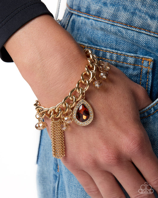 Requisite Radiance - brown - Paparazzi bracelet