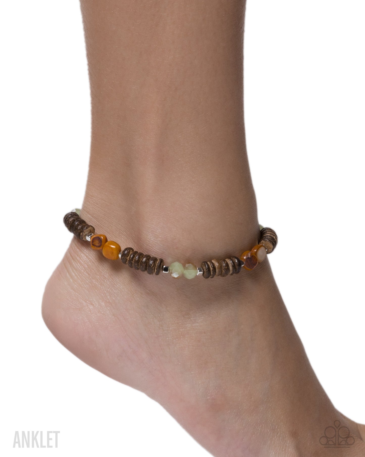 Reserved Rusticity - brown - Paparazzi anklet