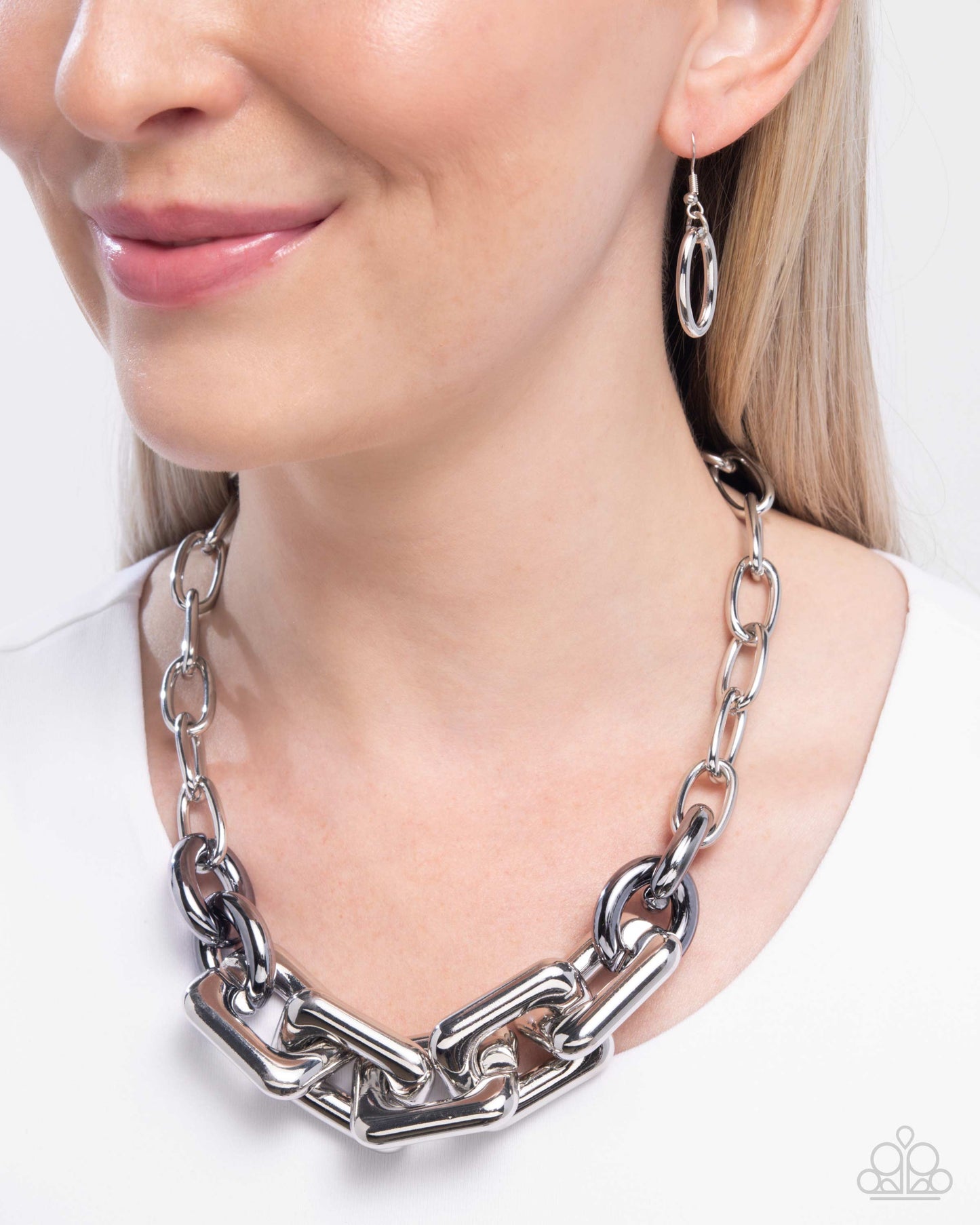 Resolute Radiance - silver - Paparazzi necklace
