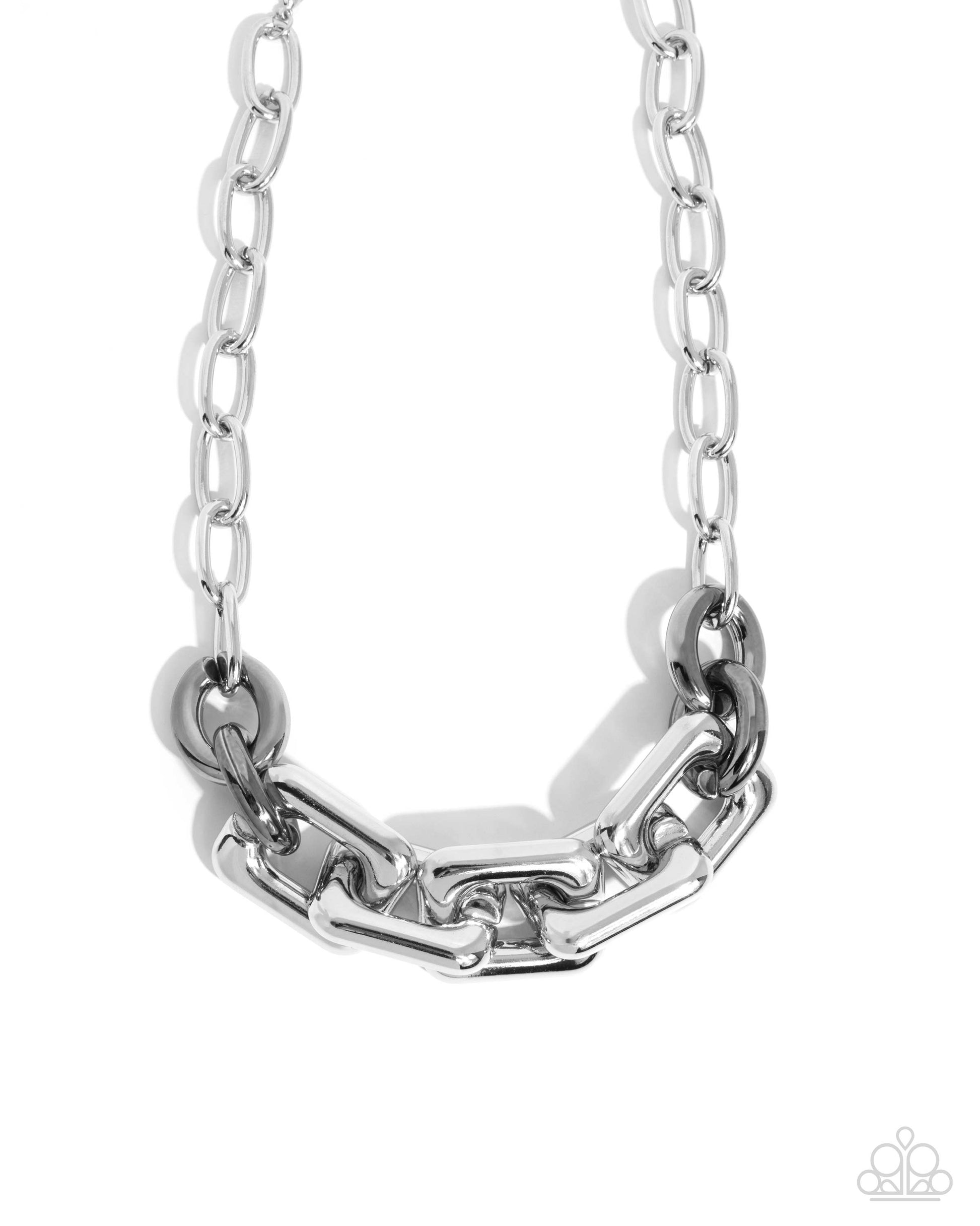 Resolute Radiance - silver - Paparazzi necklace