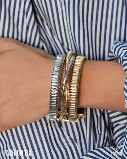 Resolute Recognition - multi - Paparazzi bracelet