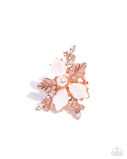 Respectful Radiance - copper - Paparazzi ring