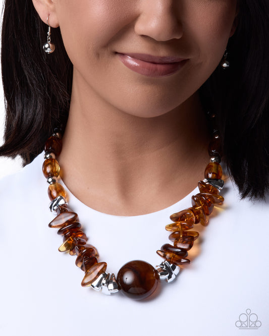 Respectful Reputation - brown - Paparazzi necklace