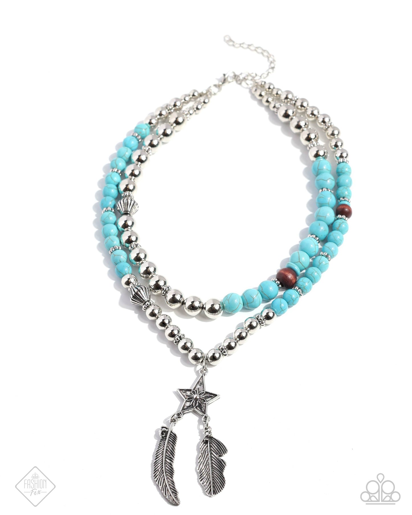 Restful Radiance - blue - Paparazzi necklace