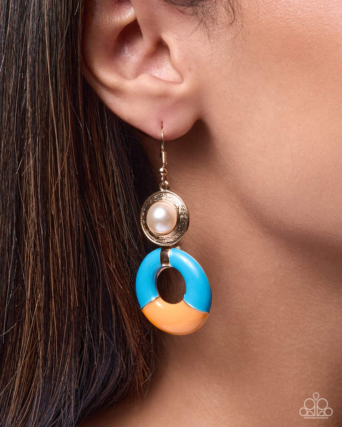 Retro Repetition - multi - Paparazzi earrings