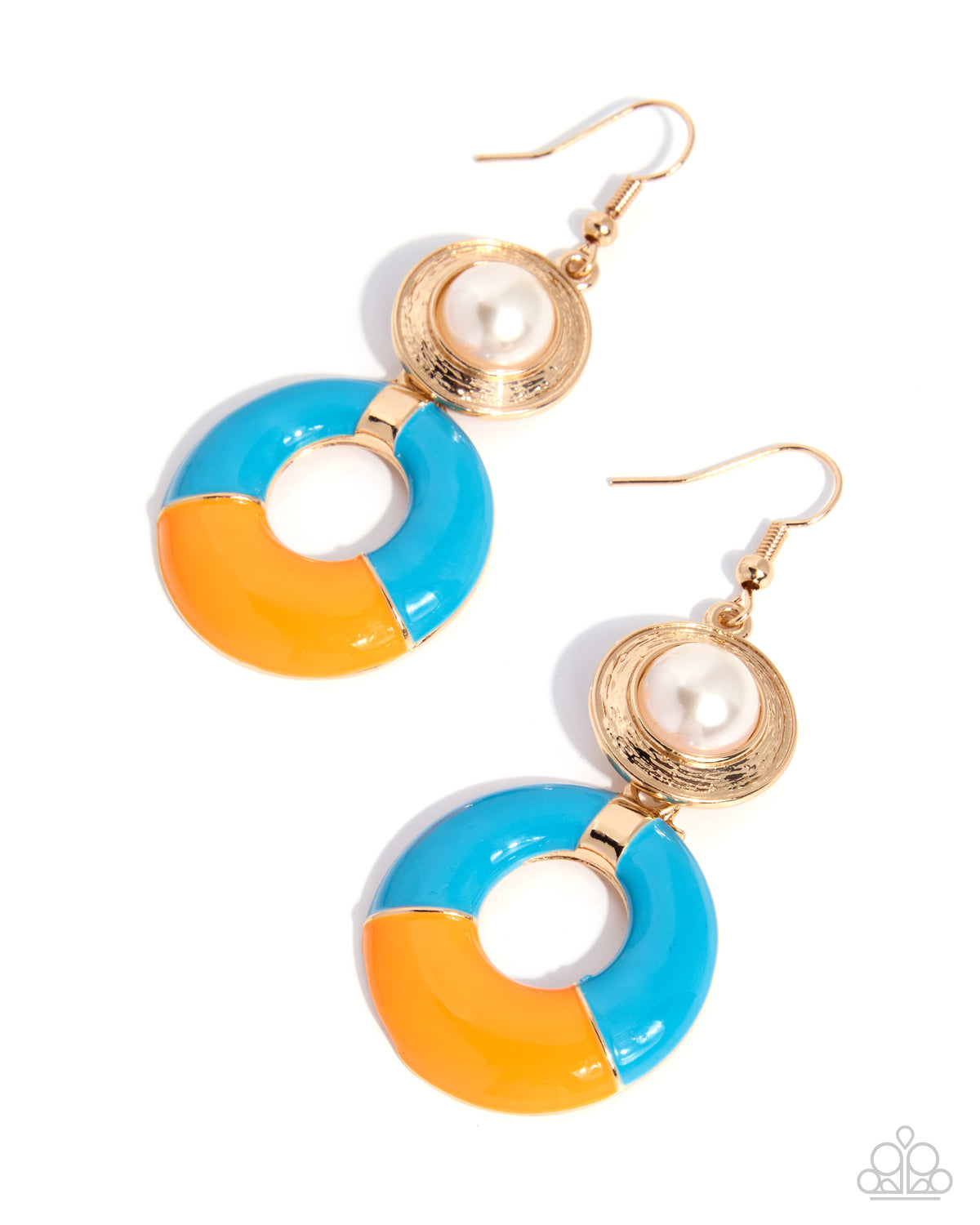 Retro Repetition - multi - Paparazzi earrings