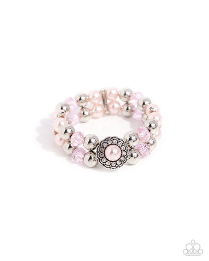 Retrograde Review - pink - Paparazzi bracelet