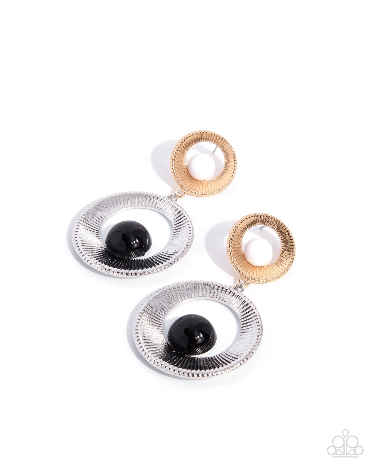 Retrospective Reaction - multi - Paparazzi earrings
