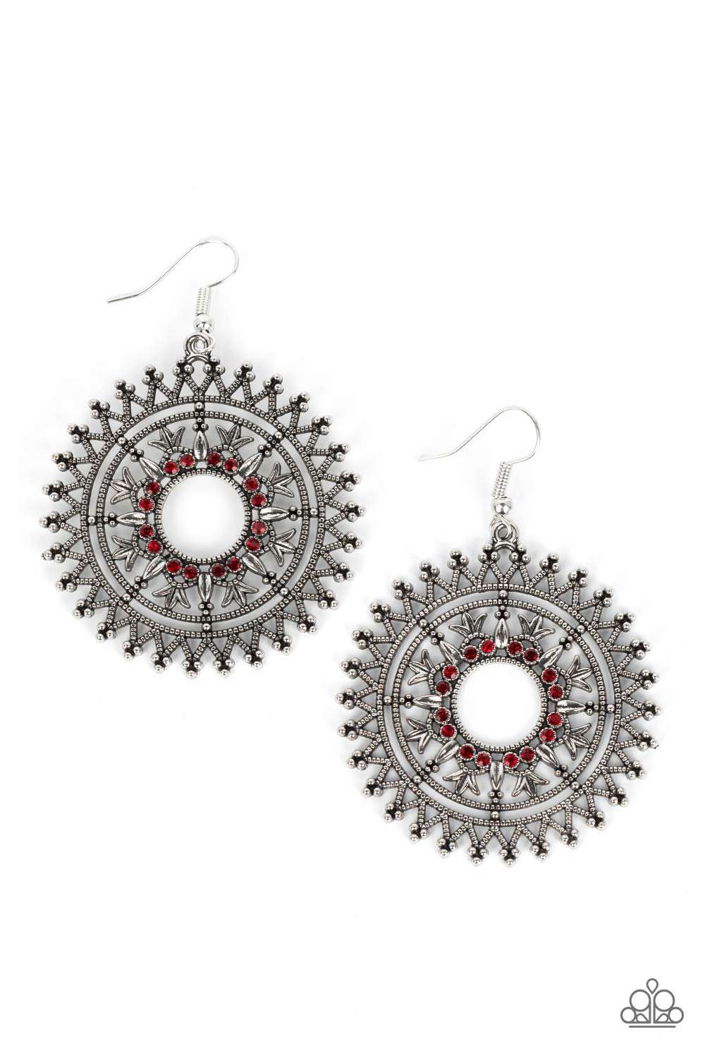 Revel in Radiance - red - Paparazzi earrings