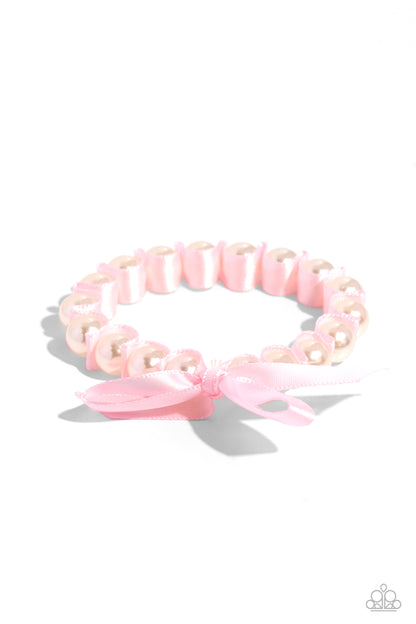 Ribbon Rarity - pink - Paparazzi bracelet