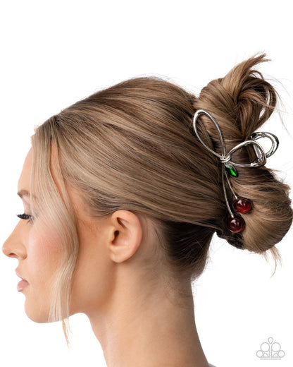 Ripe Cherries - red - Paparazzi hair clip
