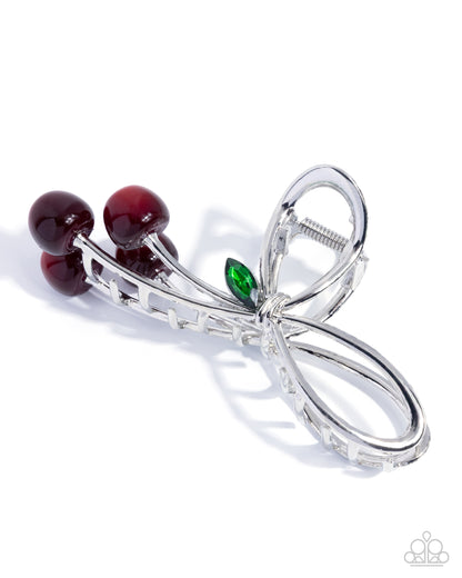 Ripe Cherries - red - Paparazzi hair clip