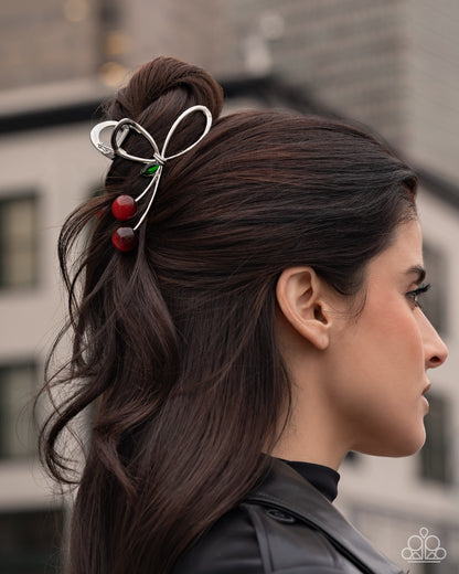 Ripe Cherries - red - Paparazzi hair clip