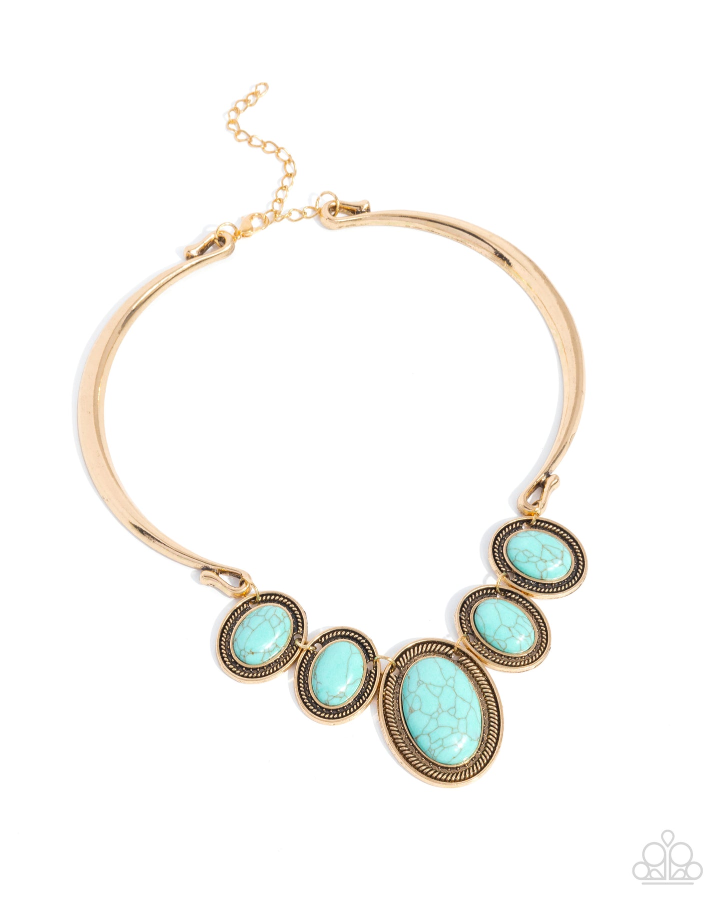 River Ride - gold - Paparazzi necklace