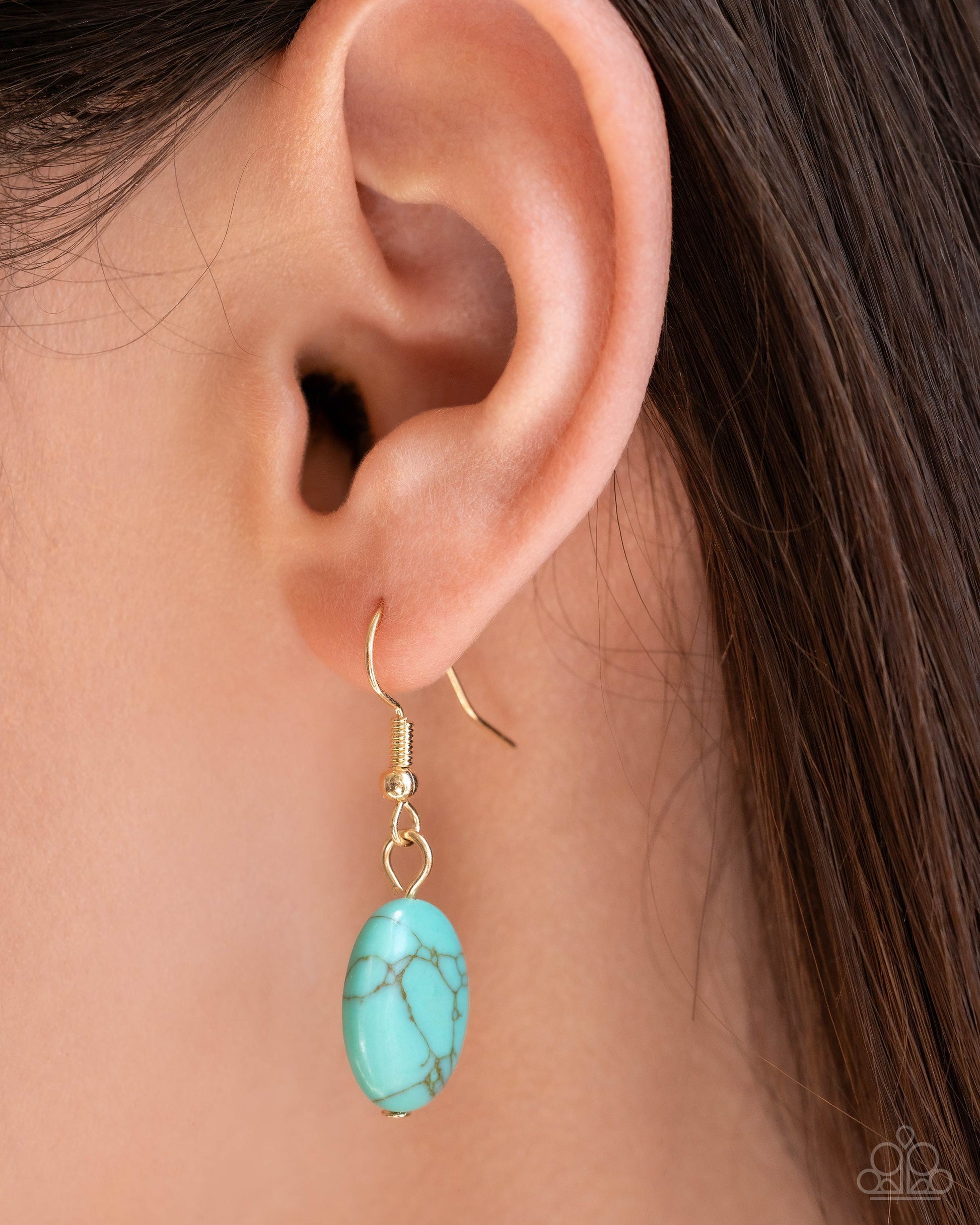 River Ride - gold - Paparazzi necklace